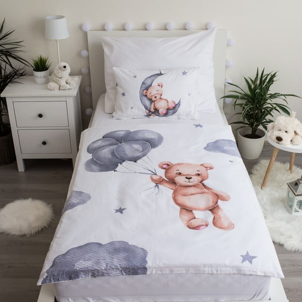 Bawełniana pościel dziecięca do łóżeczka 100x135 cm Teddy Bear – Jerry Fabrics-image-1