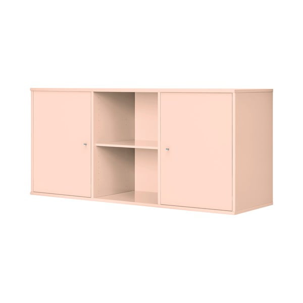 Jasnoróżowa komoda wisząca 133x61x42 cm Mistral – Hammel Furniture-image-3