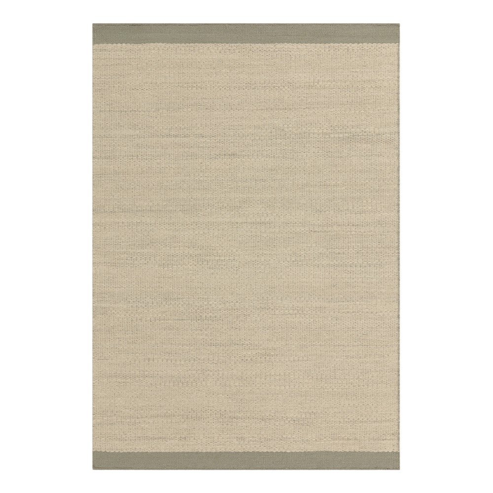 Kremowy/szałwiowy wełniany dywan tkany ręcznie 120x170 cm Lima Sage – Asiatic Carpets