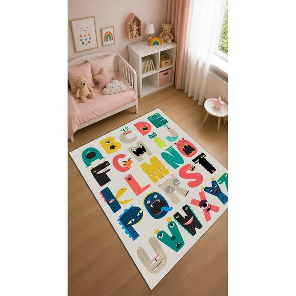 Dywan dziecięcy odpowiedni do prania 140x190 cm Alphabet – Mila Home-image-1