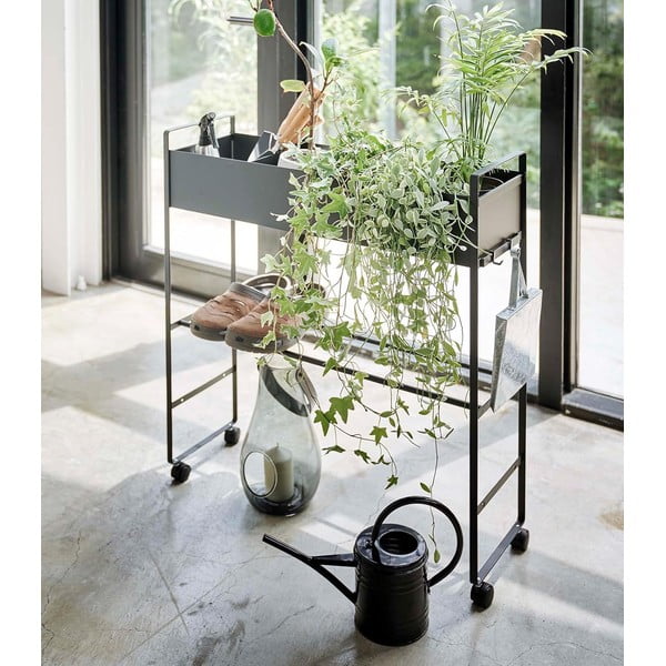 Czarna metalowa dziecięca szafka na buty 74,5x74,5x22 cm Tower – YAMAZAKI-image-3