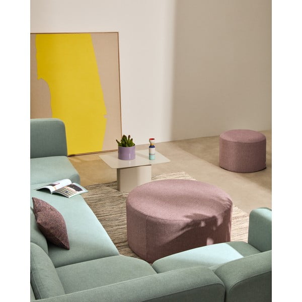 Fioletowy puf Kaeli – Kave Home-image-1