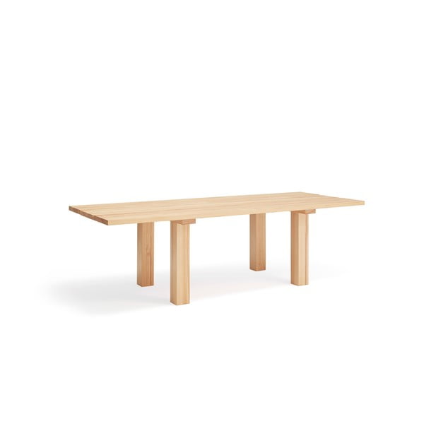 Stół z blatem z drewna sosnowego 100x260 cm Banda – Teulat
