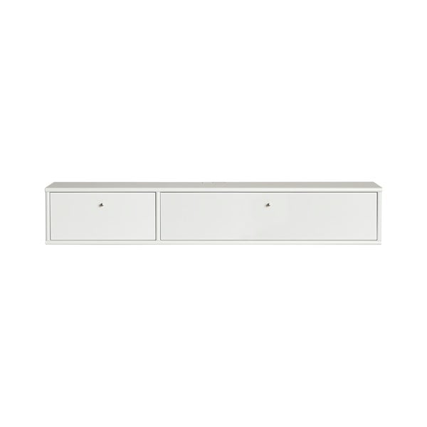 Biała szafka pod TV 136x22 cm Mistral – Hammel Furniture