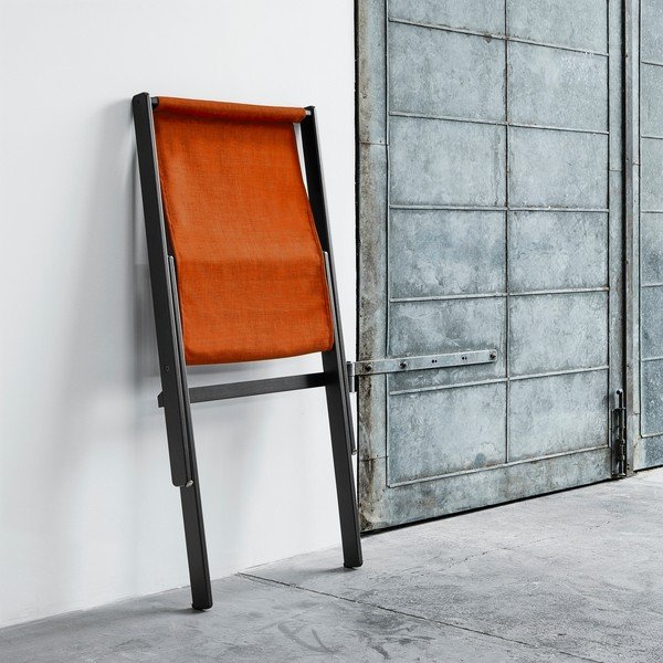 Fotel składany Karup Boogie Black/Orange-image-1