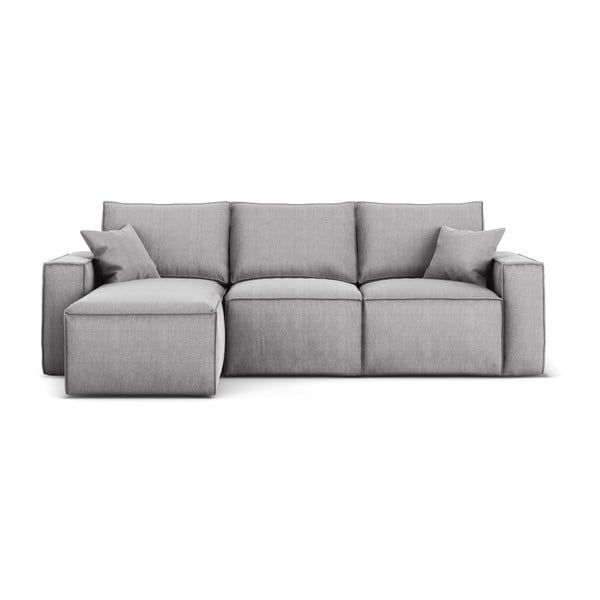 Szara narożna sofa lewostronna Cosmopolitan Design Miami