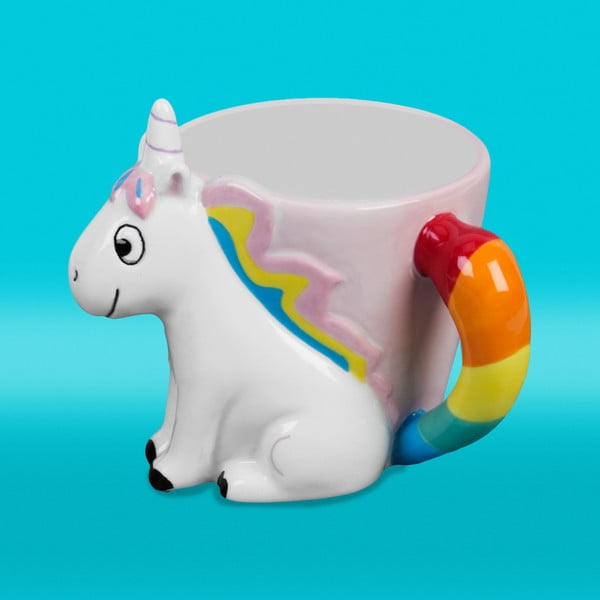 Kubek ceramiczny Happy News Unicorn, 400 ml