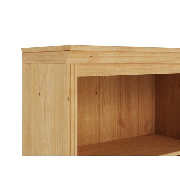 Regał z litego drewna sosnowego w jasnym naturalnym kolorze 74x118x35 cm Anita – Støraa-image-3