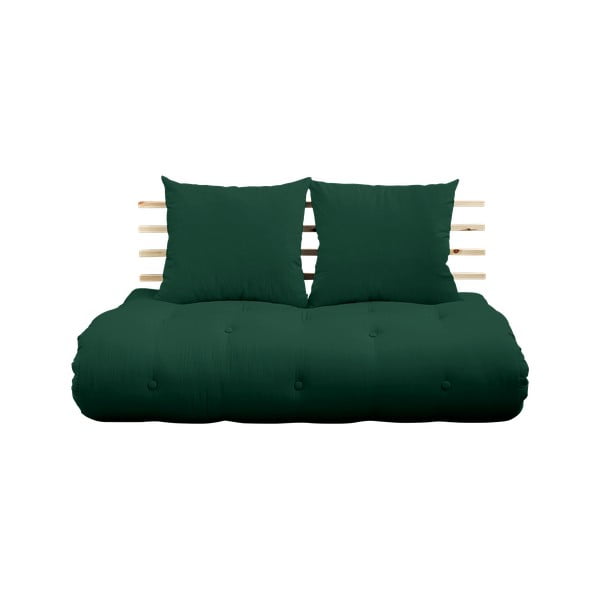 Sofa rozkładana Karup Design Shin Sano Natural Clear/Dark Green
