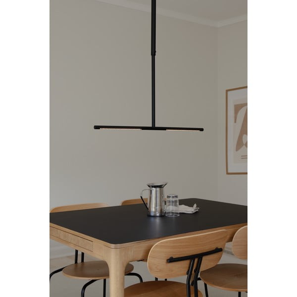 Czarna metalowa lampa wisząca LED z metalowym kloszem Omni Ceiling – UMAGE-image-1