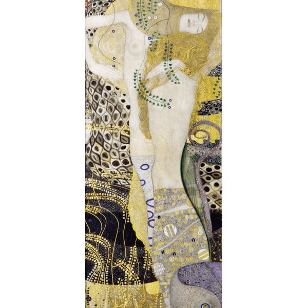 Obraz – reprodukcja 30x70 cm Water Hoses, Gustav Klimt – Fedkolor