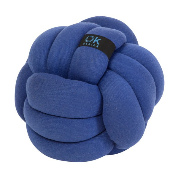 Niebieska poduszka OK Design Chango, Ø 32 cm