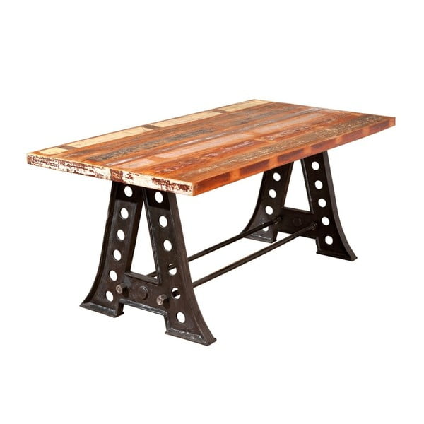 Stół z litego drewna 13Casa Industry Vintage, szerokość 180 cm