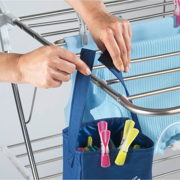 Niebieski koszyk do zawieszenia na spinacze Wenko Peg-image-2