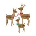 Figurki świąteczne zestaw 3 szt. Reindeer Family – Meri Meri