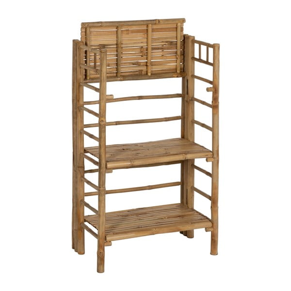 Bambusowy regał w naturalnym kolorze 61x104x34 cm Manali – Ixia-image-2