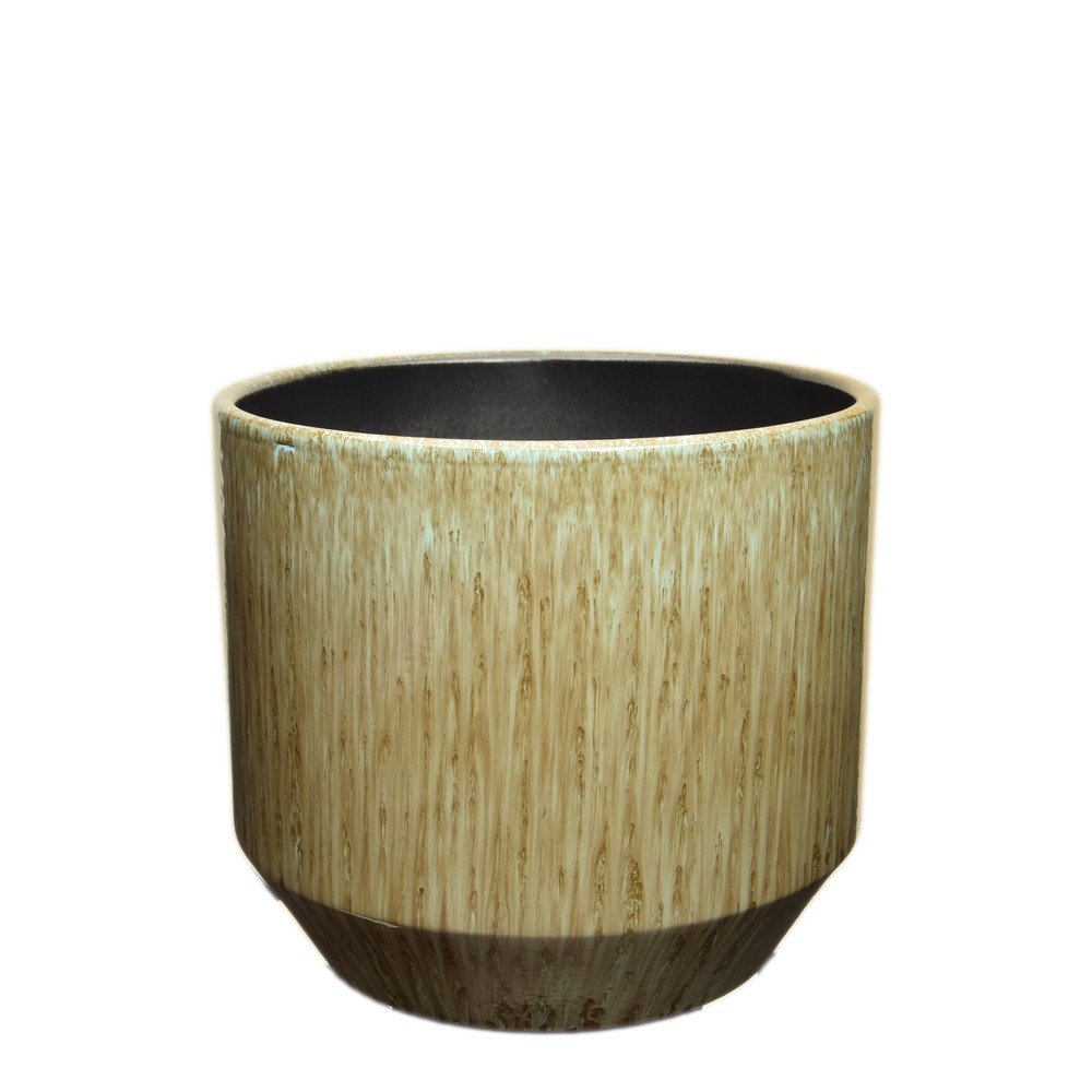 Ceramiczna ręcznie wykonana osłonka na doniczkę ø 29 cm Hazel – Ego Dekor