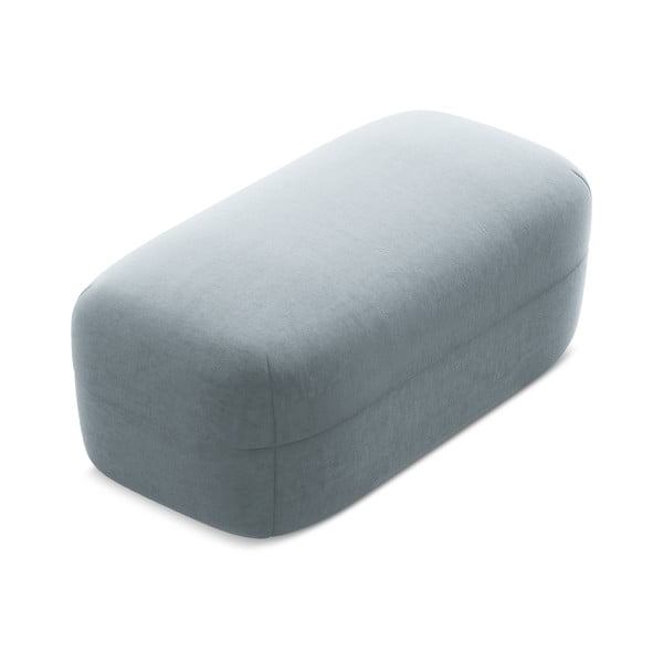 Jasnoniebieski aksamitny podnóżek Moana – Makamii-image-2