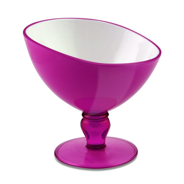 Różowy pucharek deserowy Vialli Design Livio, 180 ml
