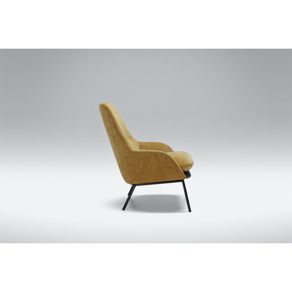Ciemnożółty fotel Holly – Sits-image-4