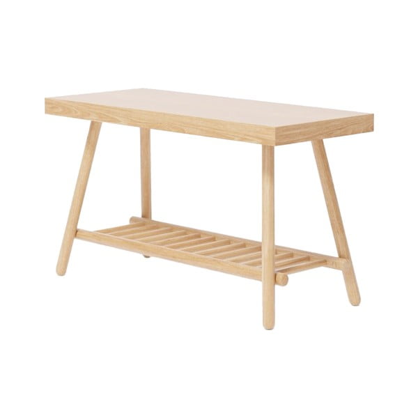 Regał na buty w dekorze dębu Wireworks Bench 75