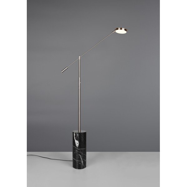 Lampa stojąca LED w czarno-srebrnym kolorze (wysokość 145 cm) Fiore – Trio Select-image-1