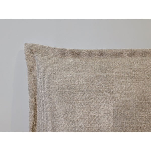 Beżowo-naturalne łóżko dwuosobowe ze stelażem 160x200 cm Charlie – Bobochic Paris-image-4