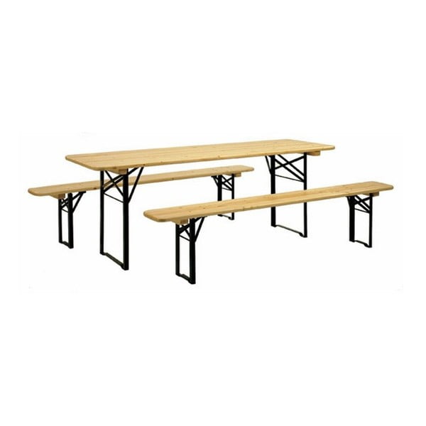 Komplet stołu i 2 ławek Crido Consulting Park Theme