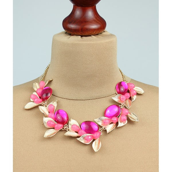 Naszyjnik Pink Flower-image-1