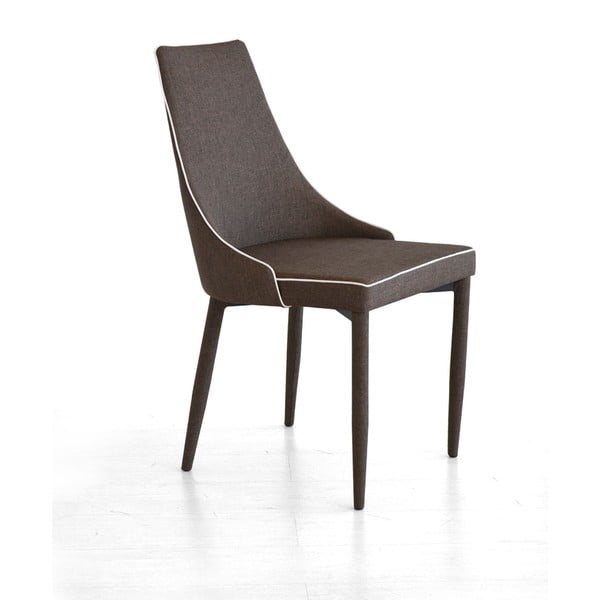 Krzesło Plana, ciemnobrązowe