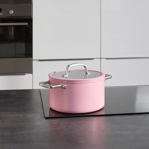 Garnek z pokrywką/z powłoką ceramiczną odpowiedni na indukcję 5,5 l Meda 3.0 – FABINI-image-1