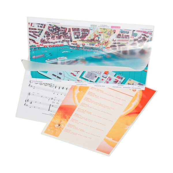 Zestaw 100 folii do laminacji Leitz, A4, 125 mic-image-1