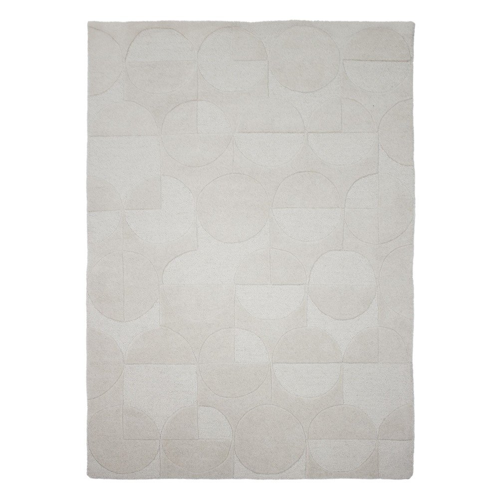 Wełniany dywan tkany ręcznie w kolorze kości słoniowej 120x170 cm Gigi – Flair Rugs
