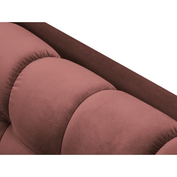 Różowa aksamitna sofa Cosmopolitan Design Bali-image-4