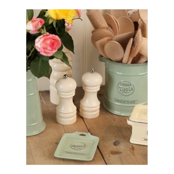 Młynek do pieprzu z kauczukowca T&G Woodware Capstan Cream, wys. 15 cm-image-1