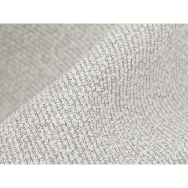 Biały podnóżek z materiału bouclé Aloha – Makamii-image-4