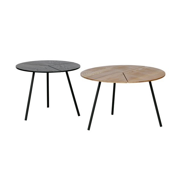Czarny stolik WOOOD Rodi, ⌀ 48 cm-image-3