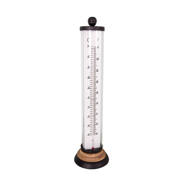 Szklany termometr Antic Line, wys. 53 cm