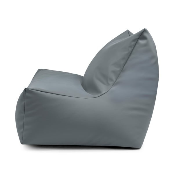 Szary worek do siedzenia z imitacji skóry Icy Sofa – So Soft?-image-2