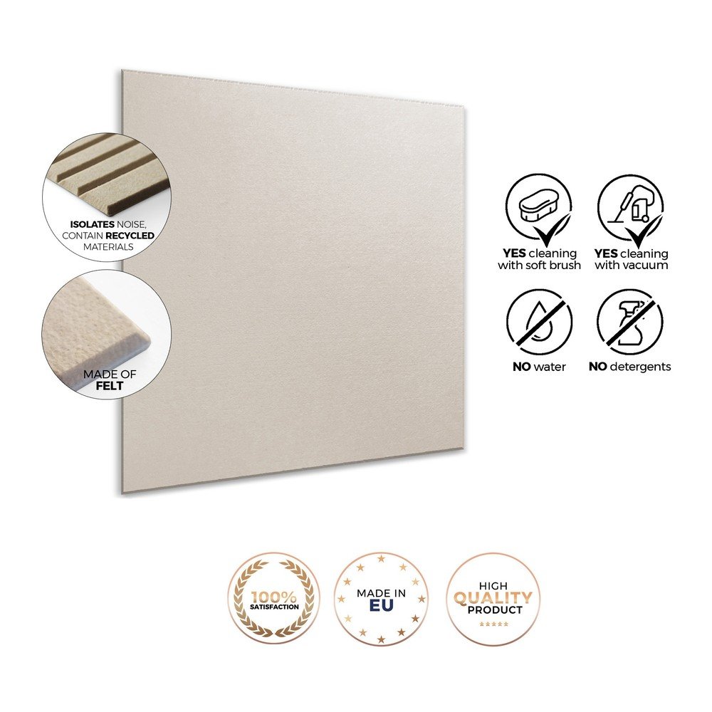 Tekstylne panele akustyczne zestaw 2 szt. 60x60 cm Terrazzo – Styler (zdjęcie 5)