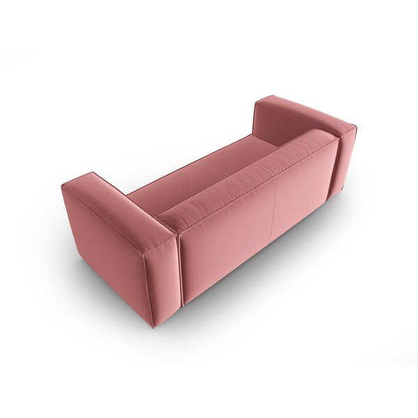 Różowa aksamitna sofa 200 cm Mackay – Cosmopolitan Design-image-3