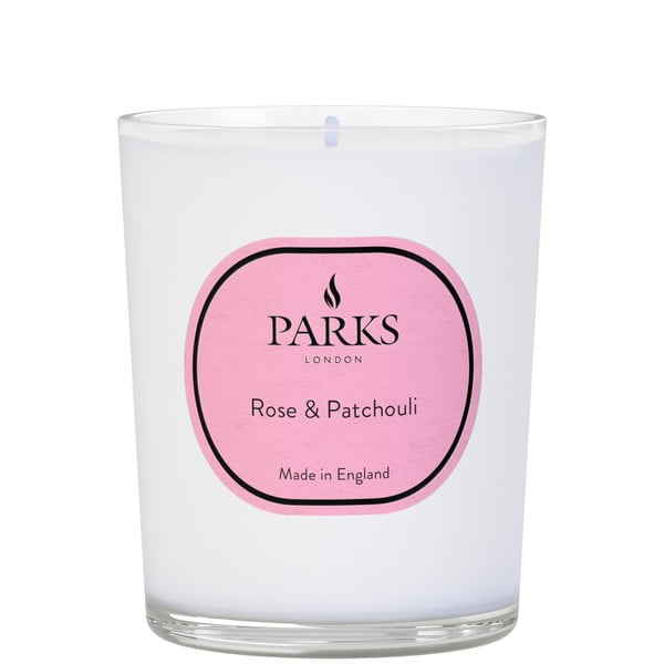 Świeczka o zapachu róży i paczuli Parks Candles London Vintage Aromatherapy, 45 h