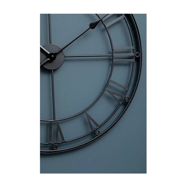 Czarny zegar Premier Housewares Matt, ⌀ 59 cm-image-2