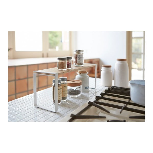 Półka na przyprawy z drewna bukowego YAMAZAKI Tosca-image-2