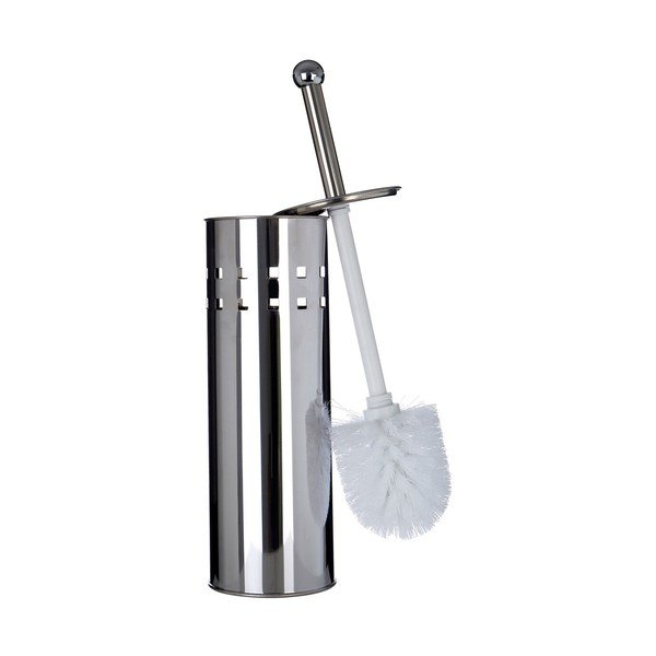 Szczotka do WC ze stali nierdzewnej w kolorze matowego srebra Indy – Premier Housewares-image-3