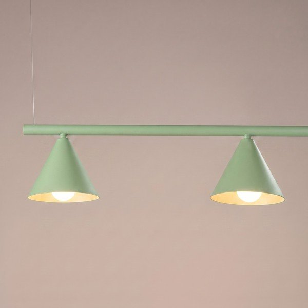 Szałwiowa stalowa lampa wisząca Zylo – Sollux-image-4