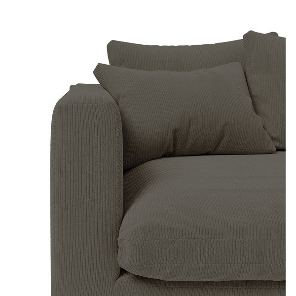 Ciemnoszara sztruksowa sofa 220 cm Comfy – Scandic-image-3