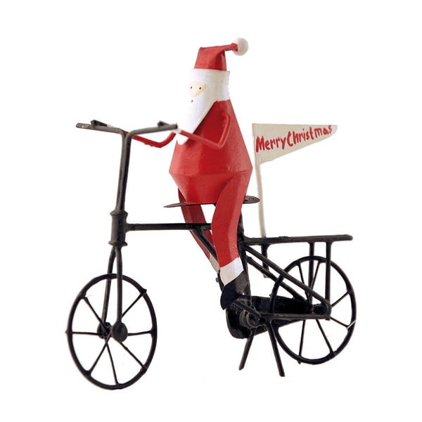 Dekoracja świąteczna G-Bork Santa on Bike