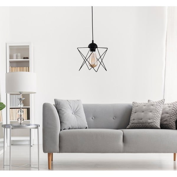 Czarna lampa wisząca – Opviq lights-image-2