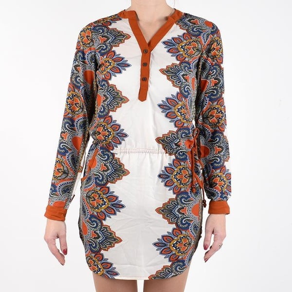 Sukienka plażowa Shirt Brown, XL